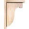 Ekena Millwork Del Monte Smooth Corbel w/Backplate, Douglas Fir, 5 1/2"W x 10"D x 14"H COR06X10X14DEL01SDF - alternate 3